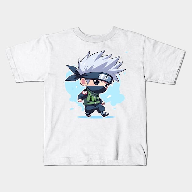 kakashi Kids T-Shirt by fancy ghost